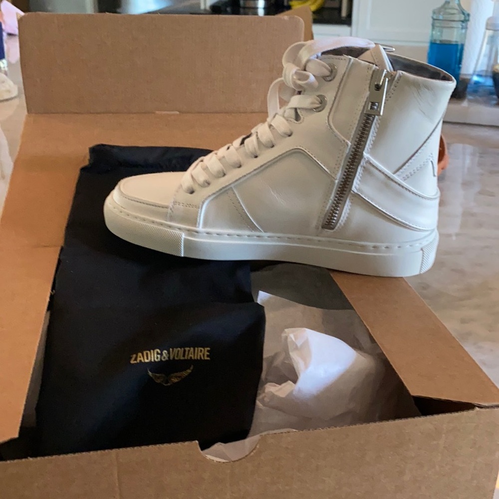 Zadig and Voltaire High Flash sneaker size 37 Brand New in Box.